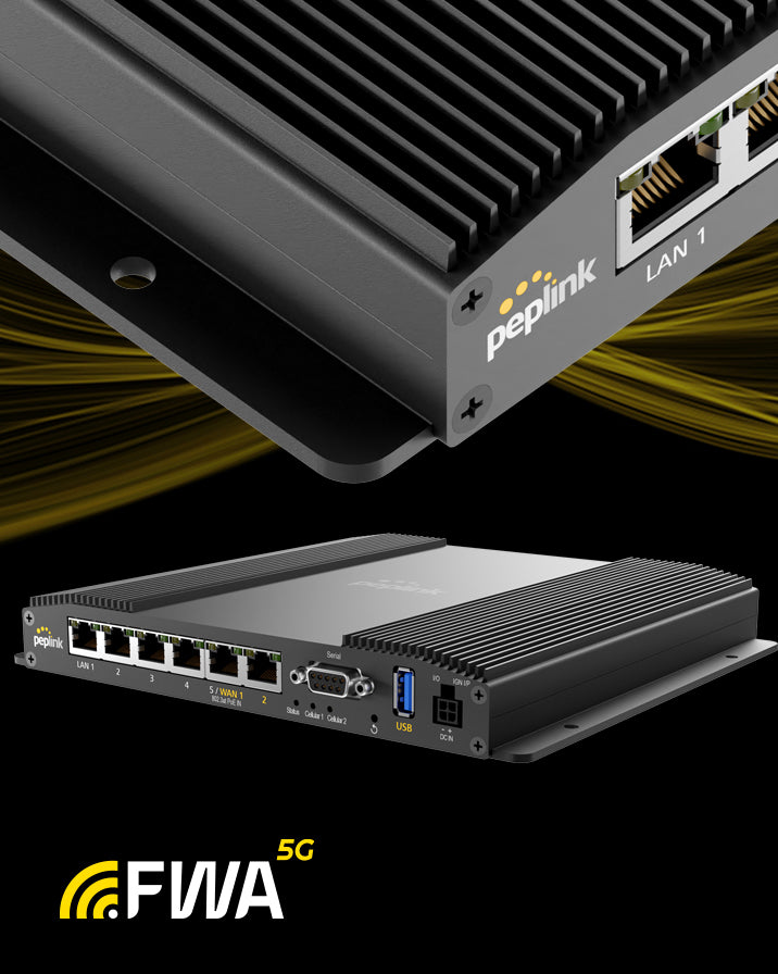 5G Fixed Wireless Access (2 Carriers / Unlimited Data, SD WAN, Redundant & Bonded)