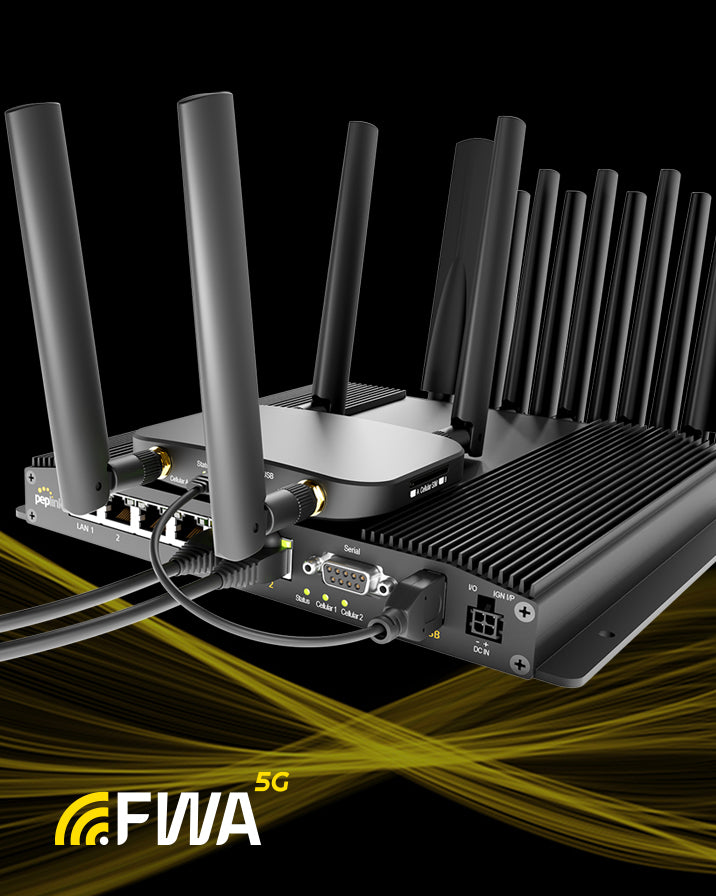 5G Fixed Wireless Access (3 Carriers, Unlimited Data, SD WAN, Redundant & Bonded)