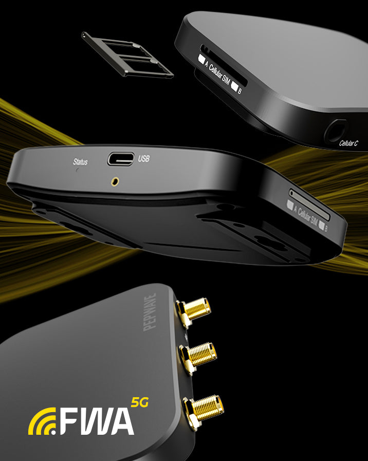 5G Fixed Wireless Access (3 Carriers, Unlimited Data, SD WAN, Redundant & Bonded)